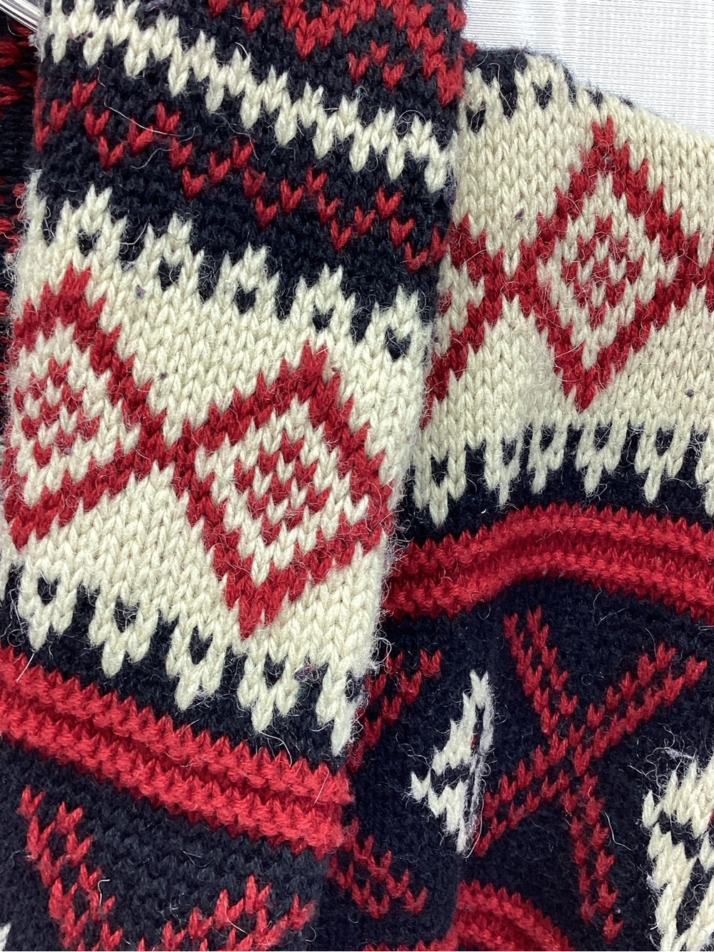 Ralph Lauren American Living Cardigan Sweater Nordic Fair Isle Wrap Shawl Collar - Picture 4 of 11